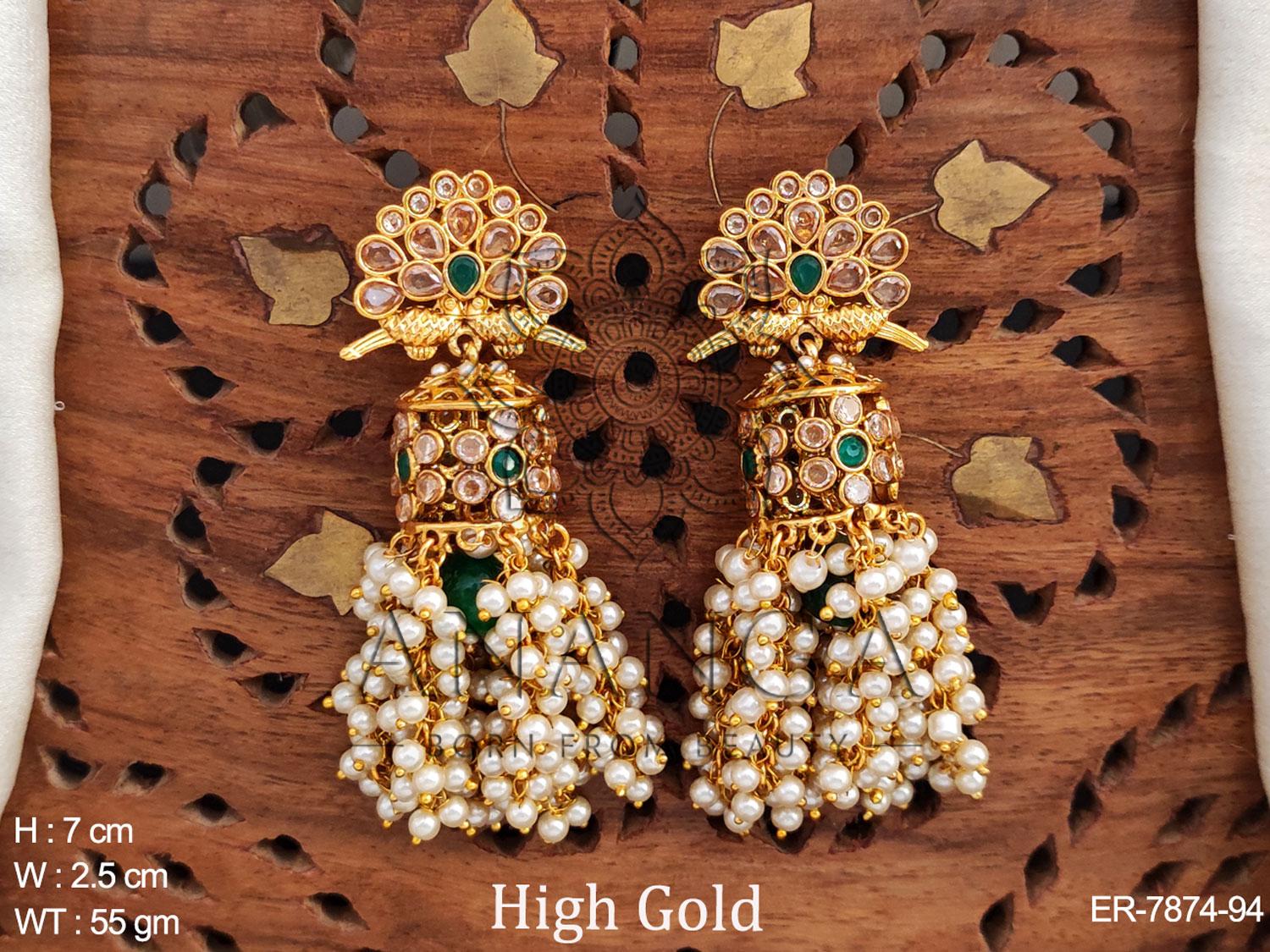 Mayura Pearl Jhumkas