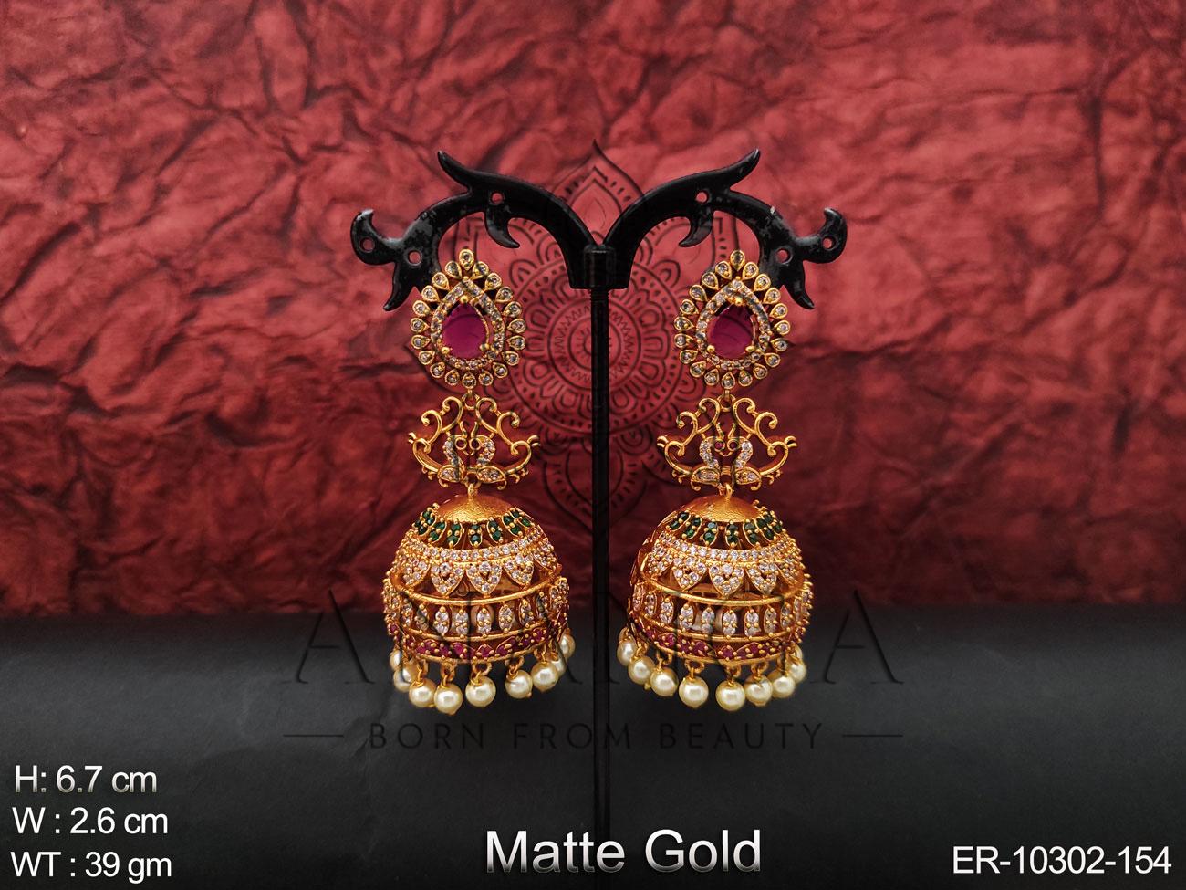 Devika Antique Jhumkas